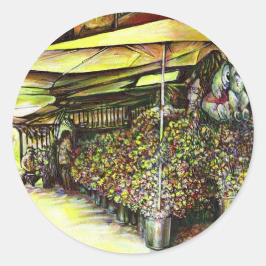 Het bezit van Optices Ronde Sticker (Voorkant)