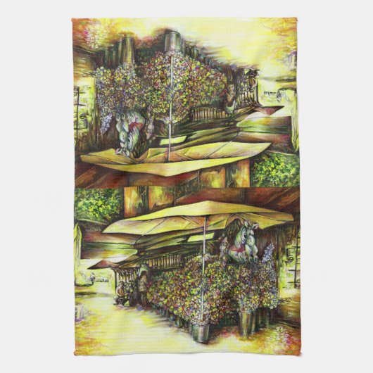 Het bezit van Optices Theedoek (Verticaal)