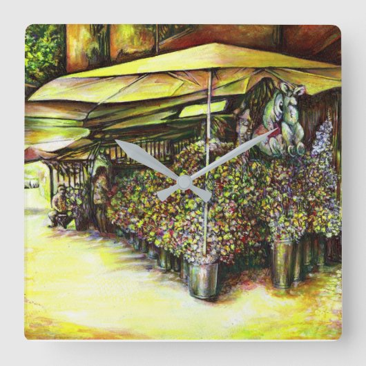 Het bezit van Optices Vierkante Klok (Voorkant)