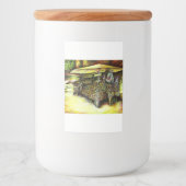 Het bezit van Optices Voedselcontainer Etiket (Voorkant)