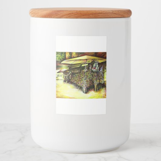 Het bezit van Optices Voedselcontainer Etiket (Voorkant)