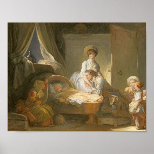 Het bezoek aan de kinderopvang poster (Voorkant)