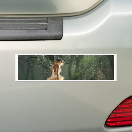 HET BEZOEK BUMPERSTICKER (Op auto)