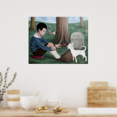 Het bezoek poster (Keuken)