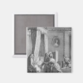 Het bezoek van de arts van Boson Magneet (Voorkant / Achterkant)