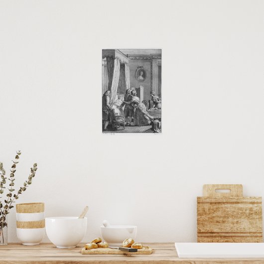 Het bezoek van de arts van Boson Poster (Keuken)