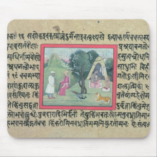 Het bezoek van een Rajput-chef aan een heremiet va Muismat