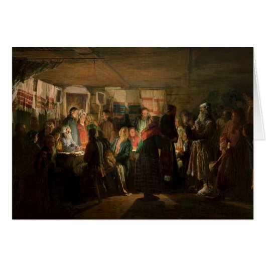 Het bezoek van een Sorcerer aan een paasantievrouw (Voorkant Horizontaal)