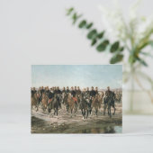 Het bezoek van generaal Julio Arge aan de Negro Briefkaart (Staand voorkant)