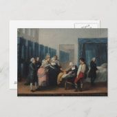 Het bezoek van monsieur en Madame Necker Briefkaart (Voorkant / Achterkant)