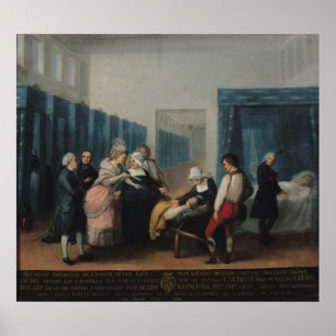 Het bezoek van monsieur en Madame Necker Poster