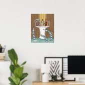 Het bezoeken van het bad van de Piptrixons Poster (Thuiskantoor)