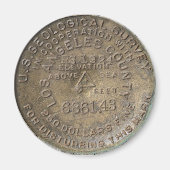 Het bezoekerscentrum van Big Pines, Wrightwood CA. Magneet (Voorkant)