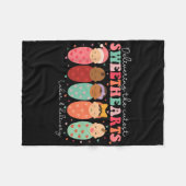 Het bezorgen van de schattigste stelletjes arbeid fleece deken (Voorkant (Horizontaal))