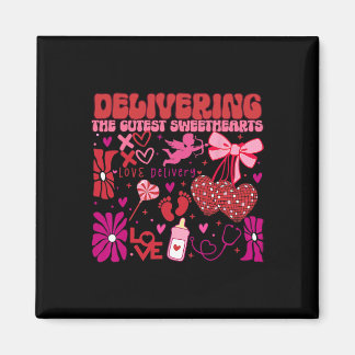 Het bezorgen van de schattigste Valentijn bloemen  Magneet