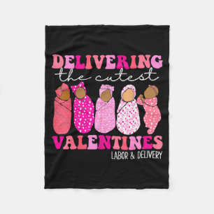 Het bezorgen van de schattigste Valentijns bevalli Fleece Deken