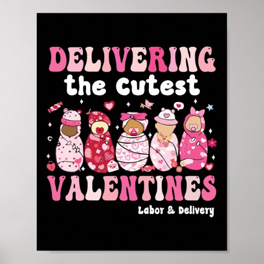 Het bezorgen van de schattigste Valentijns bevalli Poster (Voorkant)