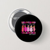 Het bezorgen van de schattigste Valentijns bevalli Ronde Button 5,7 Cm (Voorkant /achterkant)