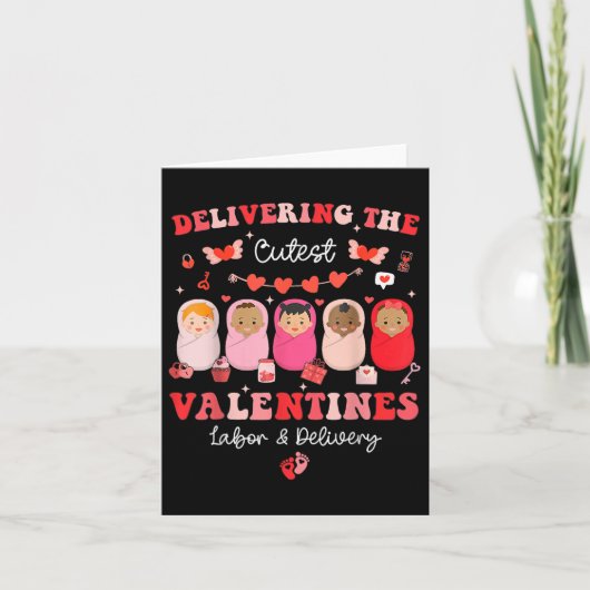 Het bezorgen van de schattigste Valentijns Labor & Kaart (Voorkant)