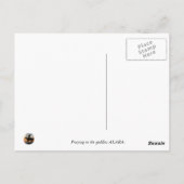 Het bidden aan godin ALARA. Briefkaart (Achterkant)