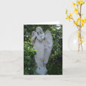 Het bidden de Kaart van de Nota van de Engel (Gele Bloem)