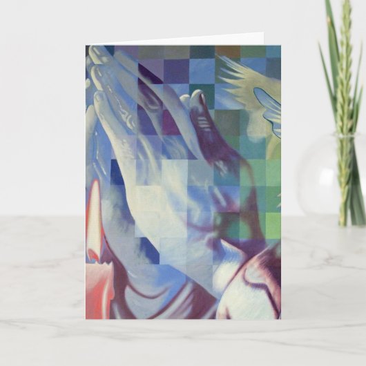 Het bidden de Kaart van Handen (Voorkant)