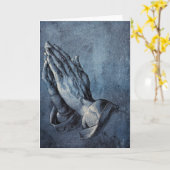 Het bidden Handen Kaart (Gele Bloem)