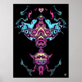 Het bidden van idol-godheid poster