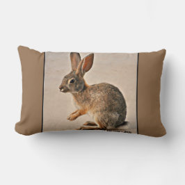 Het bidden van Sonoran Bunny Lumbar Accent Pillow Kussen