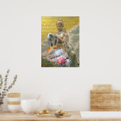 Het bieden van riches in Thailand วั (ผาด) Poster (Keuken)