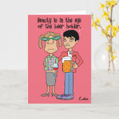 Het Bier die van de pret aangepast Kaart (Gele Bloem)