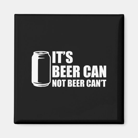 Het bier kan niet ontbreken magneet (Voorkant)
