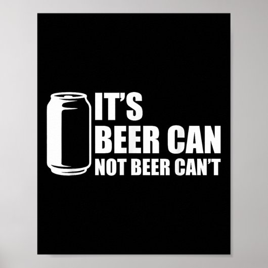 Het bier kan niet ontbreken poster (Voorkant)