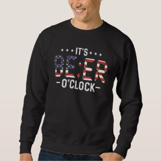Het bier Oclock Amerikaanse vlag Trui