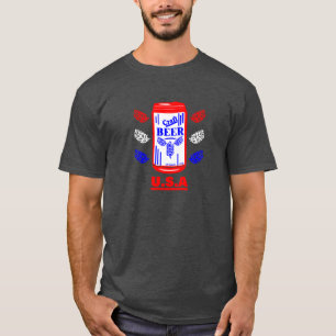Het Bier van de ambacht kan - U.S.A T-shirt