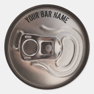 Het Bier van de Eigenaar van de bar of van de Bar Ronde Sticker