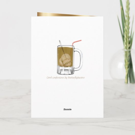 Het bier van de wortel drijft "u drijft mijn kaart (Achterkant)