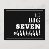 Het BIG 70e Briefkaart van de Uitnodiging van de B (Voorkant)