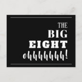 Het BIG 80e Briefkaart van de Uitnodiging van de P (Voorkant)