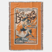 Het Big Banner Show "Het meisje uit Parijs" Deken (Voorkant Verticaal)