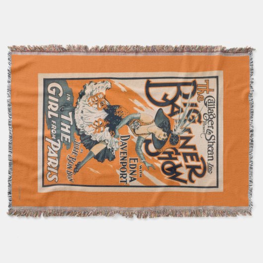 Het Big Banner Show "Het meisje uit Parijs" Deken (Voorkant)