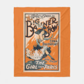 Het Big Banner Show "Het meisje uit Parijs" Fleece Deken (Voorkant)