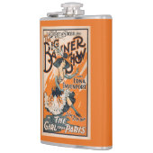 Het Big Banner Show "Het meisje uit Parijs" Heupfles (Links)