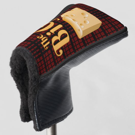 Het Big Cheese Golf Head Hoesje Golfheadcover (3/4 voorkant)
