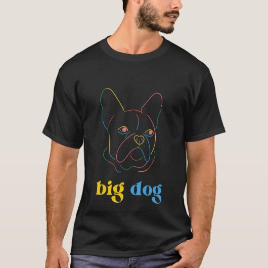 Het Big Dog T-shirt Run met  T-shirt (Voorkant)