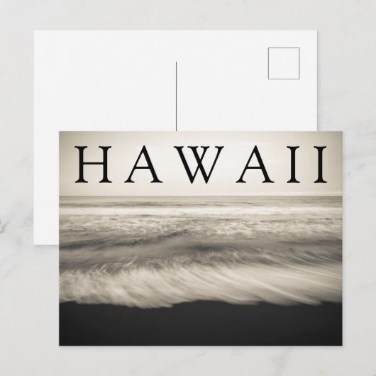 Het Big Island Beach Hawaii Briefkaart (Voorkant / Achterkant)