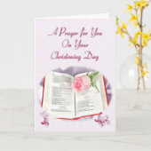 Het Bijbel- en Bijbelgebed voor uw roos Kaart (Gele Bloem)