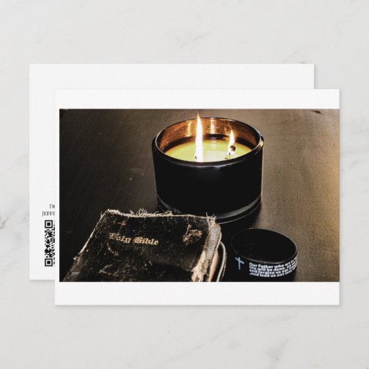 Het bijbelse Briefkaart van JH Thornton (Voorkant / Achterkant)