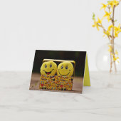 Het bijgewerkte Denken aan u, Glimlach vandaag, Kaart (Gele Bloem)