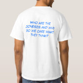 Het bijhouden met de Joneses T-shirt (Achterkant)